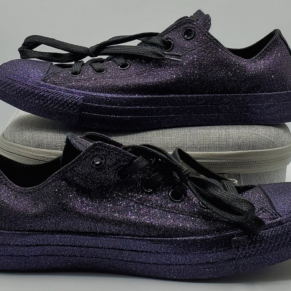 Converse All Star OX Lo Glitter Purple/Black